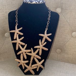Rose Gold Starfish‎ Necklace
